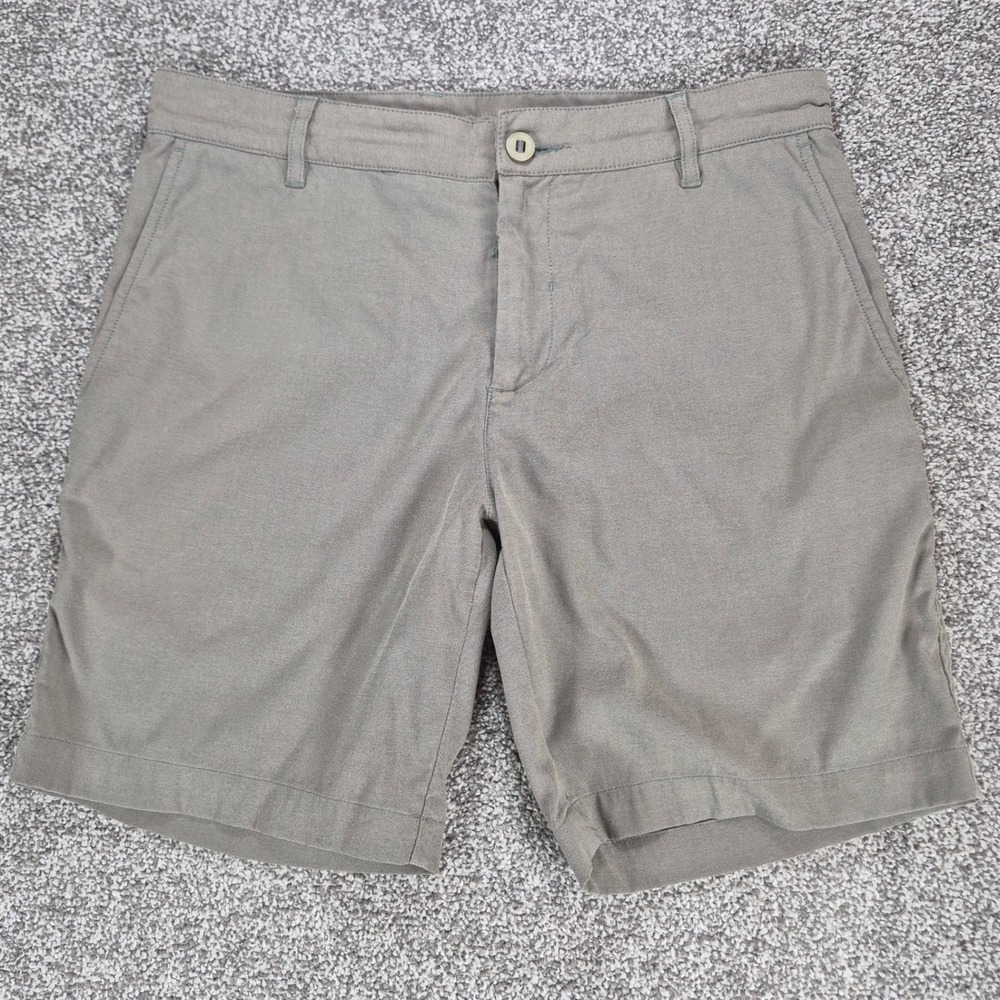 Outlier New Way Shorts Mens 31 Brown F.Cloth Two-Way Stretch Nylon Tech Chino